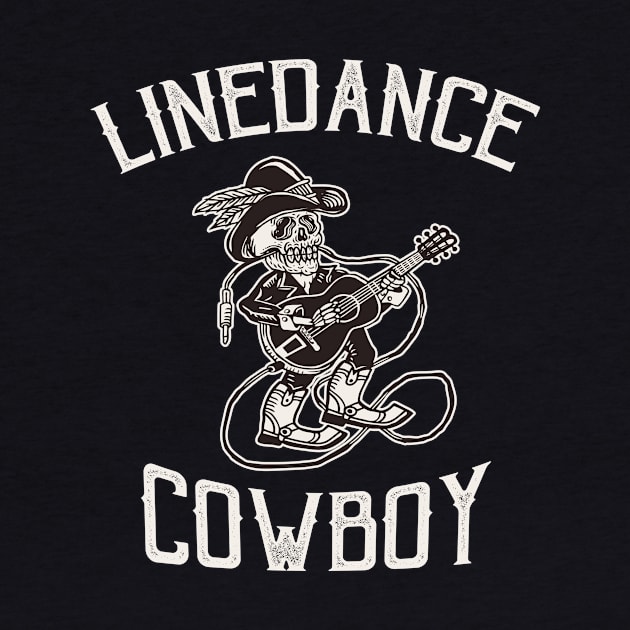 Linedance Cowboy Western Rodeo Skeleton Dancer by Foxxy Merch